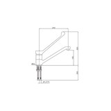 thumbnail of Combisteel kraan met hygiënehendel