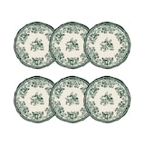 thumbnail of Novastyl - Lot 6 assiettes plates faustine 26cm en grès vert