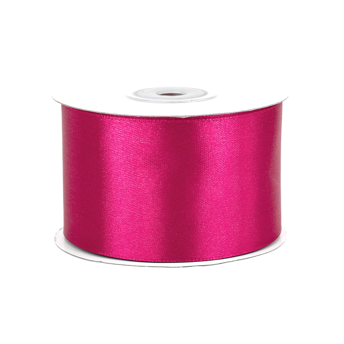 50mm Satinband 25m Schleifenband Geschenkband Dekoband Breites Stoffband Fuchsia