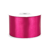 thumbnail of 50mm Satinband 25m Schleifenband Geschenkband Dekoband Breites Stoffband Fuchsia
