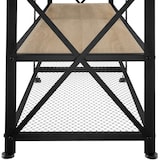 thumbnail of tectake Meuble bas - 161 cm, Bois clair industriel, Chêne Sonoma - 404544