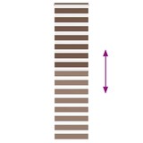 thumbnail of vidaXL Zebra rolgordijn 55x200 cm stofbreedte 50,9 cm polyester bruin