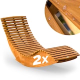 thumbnail of Casaria 2x Schwungliege Wippfunktion Ergonomisch