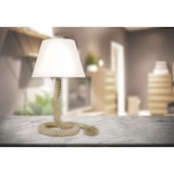 thumbnail of Näve Tischleuchte mit Textilschirm "Rope" h: gesamt 40cm