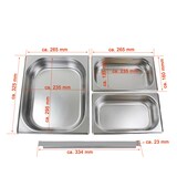 thumbnail of Beeketal Speisenwärmer Chafing Dish BCD-4