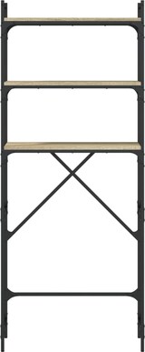 thumbnail of vidaXL Waschmaschinenregal Sonoma-Eiche 67x25x163 cm Holzwerkstoff