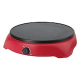 thumbnail of Tarrington House Crepes-Eisen CP1250, Aluminium, 36.8 x 34.3 x 8.2 cm, Ø Platte 29 cm, 1250 W, inkl. Zubehör, rot / schwarz