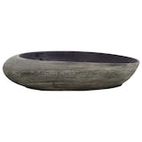 thumbnail of vidaXL Aufsatzwaschbecken Lila und Grau Oval 59x40x14 cm Keramik