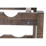 thumbnail of Garrafeira HWC-B58, suporte para garrafas de vinho, abeto 3 prateleiras ~ 3 peças