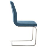 thumbnail of Lot de 2 chaises cantilever Belfort en tissu Bleu
