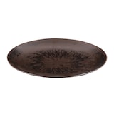 thumbnail of Assiette plate Onyx 27 cm x6 -  Marron Rond Grès Table Passion 27x27 cm