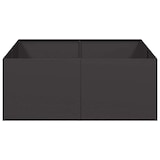 thumbnail of vidaXL Plantenbak 100x100x40 cm staal zwart