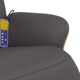 thumbnail of vidaXL Massagesessel mit Fußteil Grau Kunstleder