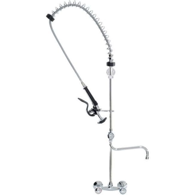 Geschirrbrause Mit Mischbatterie, Zweiloch-Wandmontage, Mit Wasserhahn, Zwei Mischventile