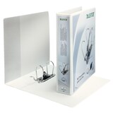 thumbnail of LEITZ Classeur à levier 2 faces personnalisables 180°, A4, 8 cm, PVC blanc