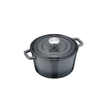 thumbnail of Bräter/Kochtopf,  rund, Gusseisen, schwarz/grau - b.iron, ? 24 cm