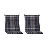 thumbnail of 2er Set - Beckley M215 Niederlehner  anthrazit/weiß/grau Karo