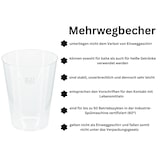 thumbnail of DeinPack 40 Mehrwegbecher 200ml Made in Germany  Getränkebecher mit Eichstrich  wiederverwendbar