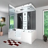 thumbnail of Kombination Badewanne Dusche K88-SW-EH-B-EA Duschtempel 180x100 cm OHNE Zusatzoption