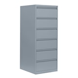 thumbnail of Lüllmann® Karteischrank, 6 Schubladen, zweibahnig, 1320 x 530 x 620 mm, lichtgrau