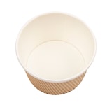 thumbnail of 500 Unités - Pots Double Paroi, Ondulé 500 Ml 280 + 250 + 18Pe G/M2 Ø11,5/8,8X7,5 Cm Marron Carton - Garcia de Pou