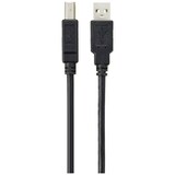 thumbnail of Renkforce USB-Kabel USB 2.0 USB-A Stecker, USB-B Stecker 20.00 m Schwarz Geflechtschirm RF-5720372