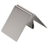 thumbnail of Prospekt-/Kartenhalter Edelstahl, glasklar
