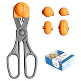 thumbnail of La Croquetera - Set mit multifunktionalem Utensil mit 4 austauschbaren Formen und 20 Aufbewahrungstabletts für Kroketten in Orange