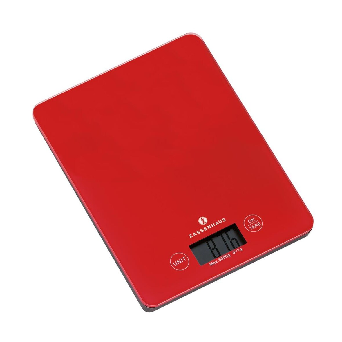 Zassenhaus Digitale Küchenwaage BALANCE, rot
