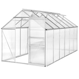 thumbnail of tectake Invernadero GH-D2 11,73 m³, resistente a los rayos UV, 185x375x195cm 375 x 185 x 195 cm Transparente