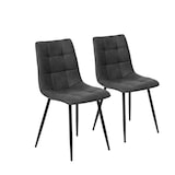 thumbnail of Pack de 4 sillas de comedor estilo Industrial color Gris Pizarra. Modelo Ivy