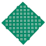 thumbnail of 20 Stück Kunststoff Bodenrost Bodenplatte für Sauna/Garten/Poolbereich 500 x 500 x 25 mm Grün