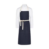thumbnail of SANTORINI - Contrasted Bib Apron with Pocket: One Size / Burnt Orange