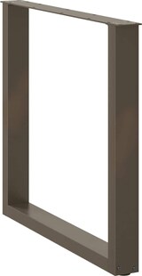 thumbnail of vidaXL Esstischbeine U-Form 3 Stk. Naturstahl 90x(72-73) cm Stahl