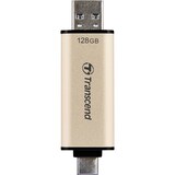 thumbnail of Transcend JetFlash 930C USB-Stick 128 GB Gold TS128GJF930C USB 3.2 Gen 1, USB-C?