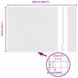 thumbnail of vidaXL Geschweißter Drahtzaun Grün 1,4 x 25 m Stahl