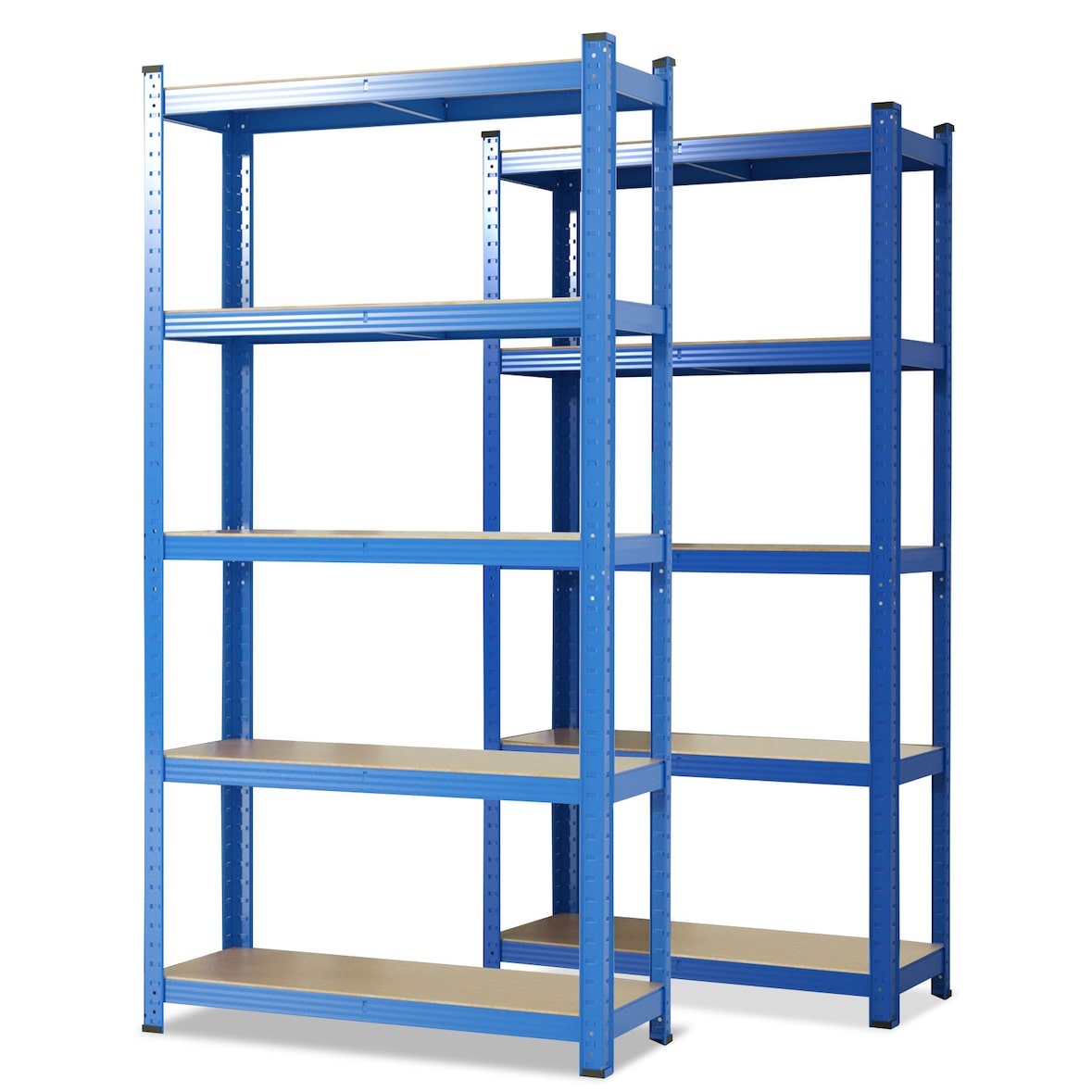 Schwerlastregal Lakota - 2er Set - Traglast bis 875 kg - Individuell einsetzbar -  Blau -180 x 90 x 40 cm