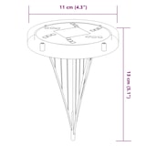 thumbnail of vidaXL Solar-Bodenleuchten mit Erdspieß 4 Stk. Warmweiß