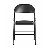 thumbnail of Pack 50 Sillas Negras Plegables Premium Asiento y Respaldo Acolchado en Polipiel PU (78x45x45 cm)