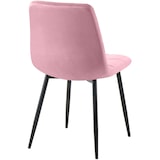 thumbnail of Esszimmerstuhl FANOR - Samt Rosa 45x55x84 cm | Essstühle Esszimmerstühle Küchenstühle Wohnzimmerstühle