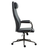 thumbnail of Cadeira de escritório Pocatello Industrial Loft Estilo antigo preto antigo