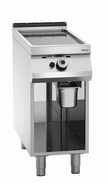 Plancha lisa a gas - Serie Master 900 - Base abierta - Bartscher Bartscher