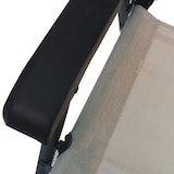 thumbnail of Chaises De Jardin Pliables Lot De 2 Textilène Taupe