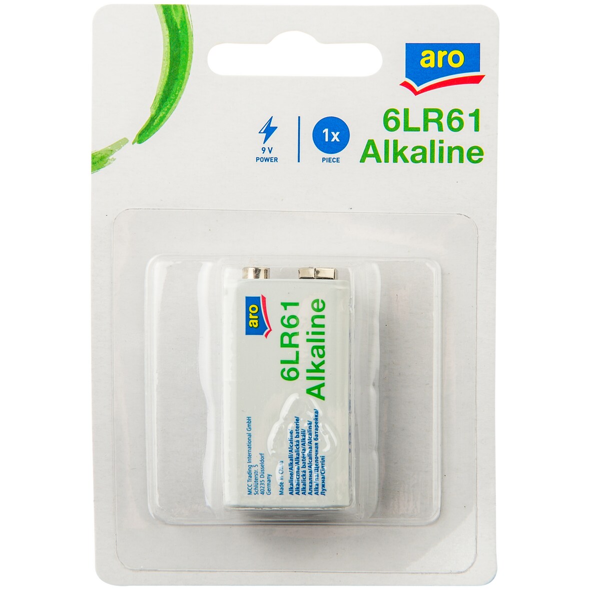 aro 6LR61 Alkaline Batterie, 9 V