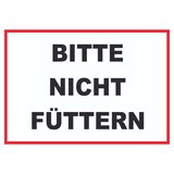 thumbnail of Bitte nicht füttern, Füttern verboten Schild A1 (594x841mm)