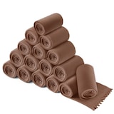 thumbnail of wometo 16er Set WAVE Fleecedecken 120x160 cm – OEKO-TEX ca. 300g weiche Fleece Decke mit Wellenrand Anti-Pilling braun