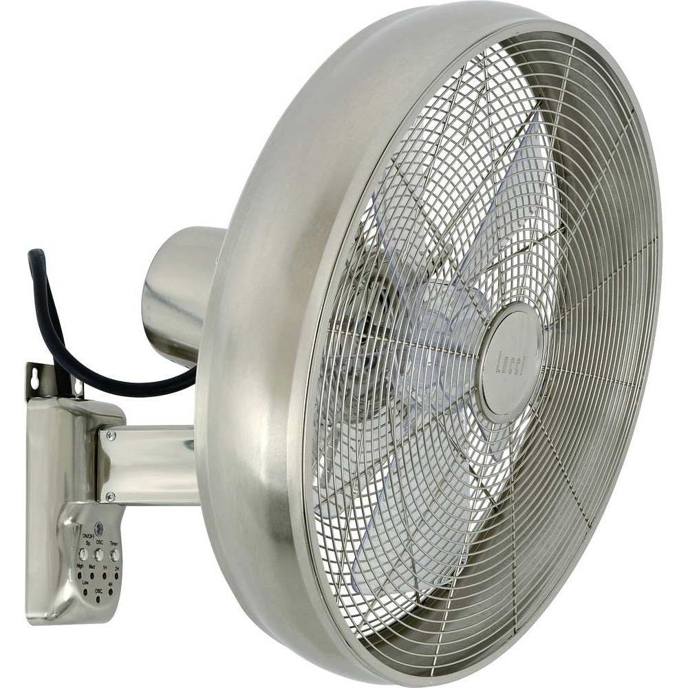 Lucci AIR BC Wandventilator  (Ø) 410 mm  Gehäusefarbe (Details): Chrom