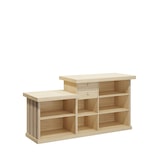 thumbnail of LES ARTISANS DU BOIS Comptoir Premier teinté verni cotonnade en bois massif L190 x P52 x H100 cm