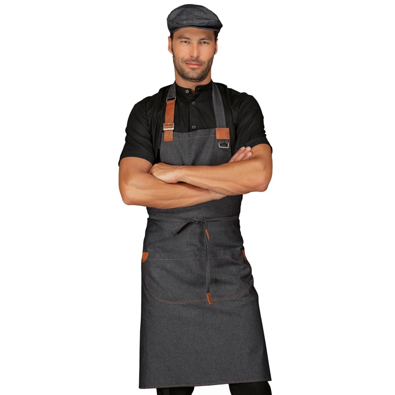 Isacco Delantal Kansas Black Jeans