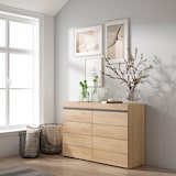 thumbnail of Cómoda, Cajonera, 114x35x75cm, Dormitorio, habitación, Con almacenamiento, Roble _455_9